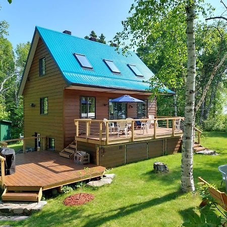 Vila La Nef Bleue Tadoussac Exteriér fotografie