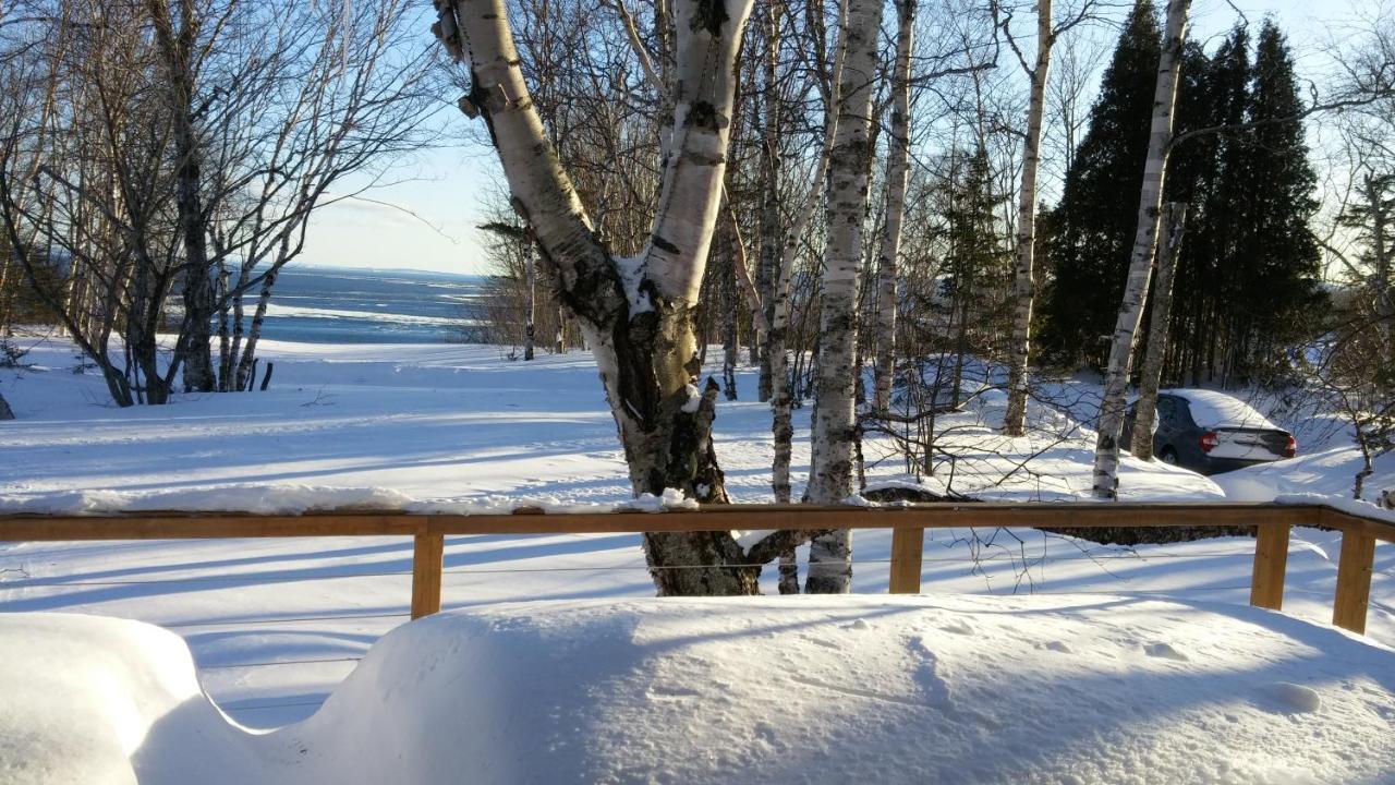 Vila La Nef Bleue Tadoussac Exteriér fotografie