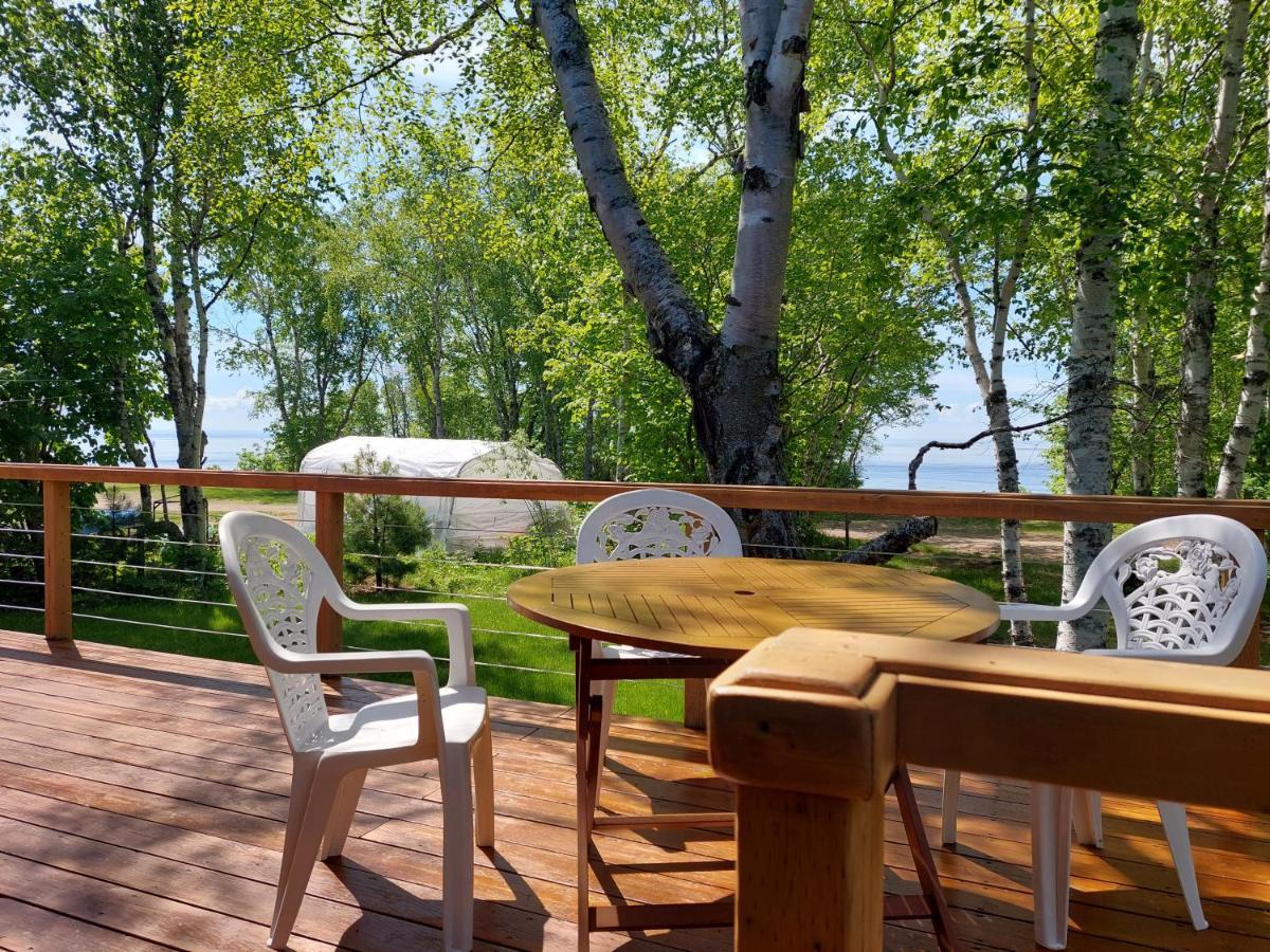 Vila La Nef Bleue Tadoussac Exteriér fotografie