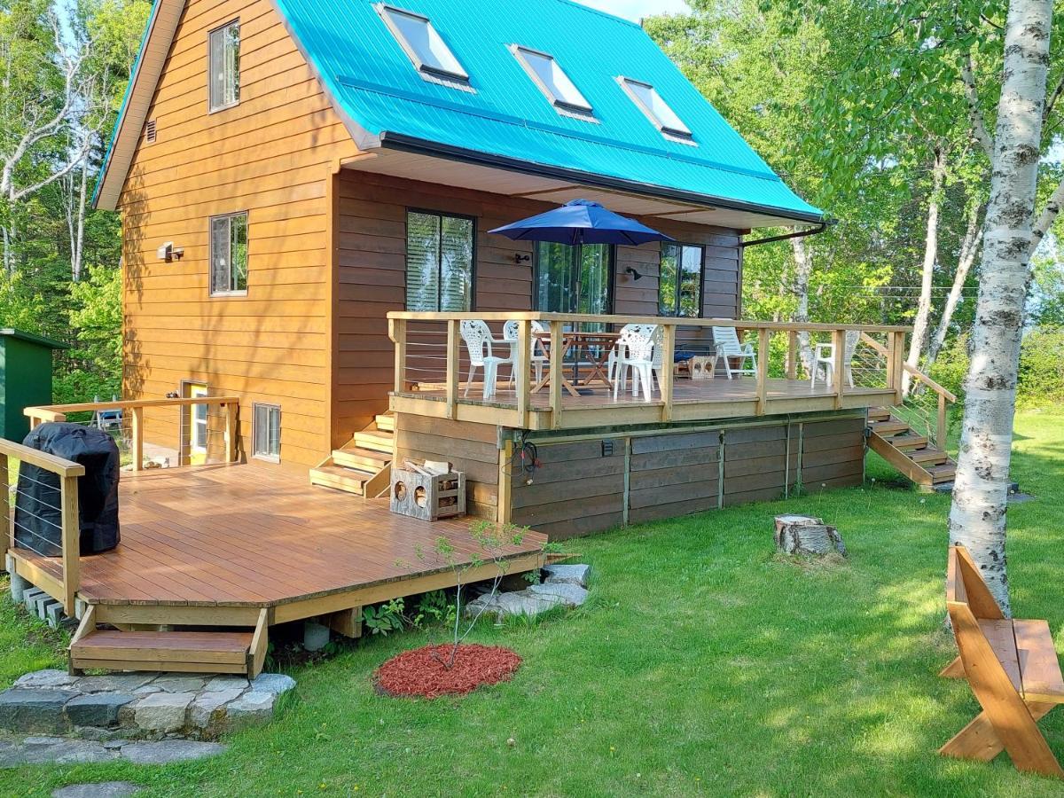 Vila La Nef Bleue Tadoussac Exteriér fotografie