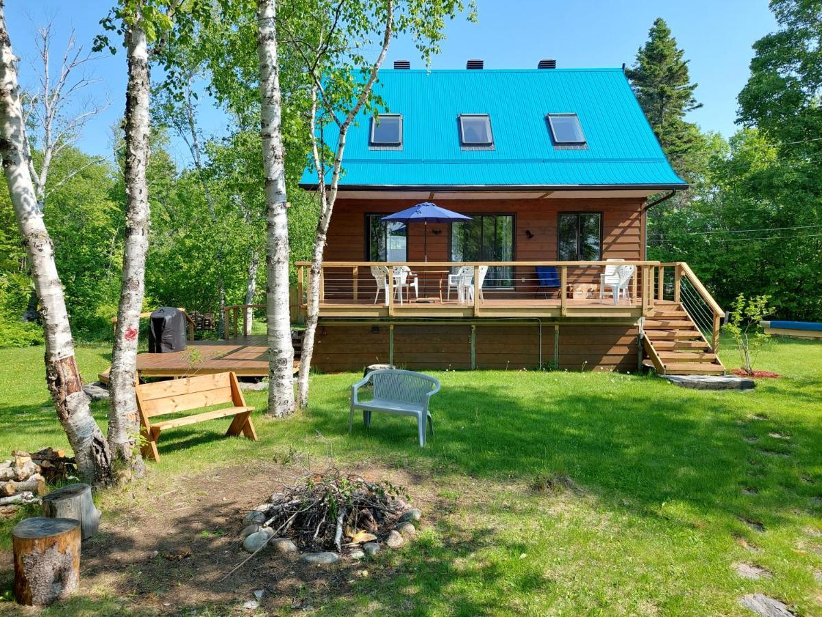 Vila La Nef Bleue Tadoussac Exteriér fotografie